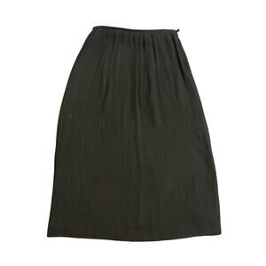 Vintage Talbots Pleated Midi Lined Skirt SZ 12 Career wear Flowy Drape 70s Chic